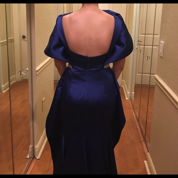 Blue evening gown - Picture 5 of 5